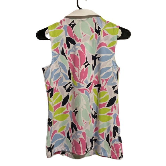 Tommy Bahama Women’s Golf Polo Shirt Floral Print Multicolor - Picture 2 of 7